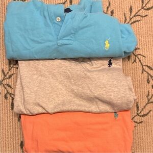 Lot of 3 size large Ralph Lauren polo shirts men